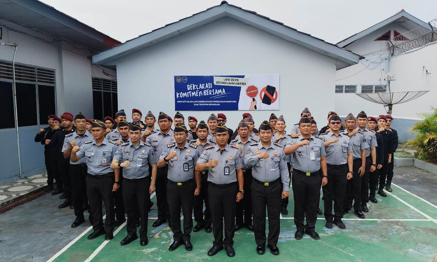 Lapas Sekayu Gelar Deklarasi Komitmen Anti Narkoba dan Anti Alat Komunikasi Ilegal