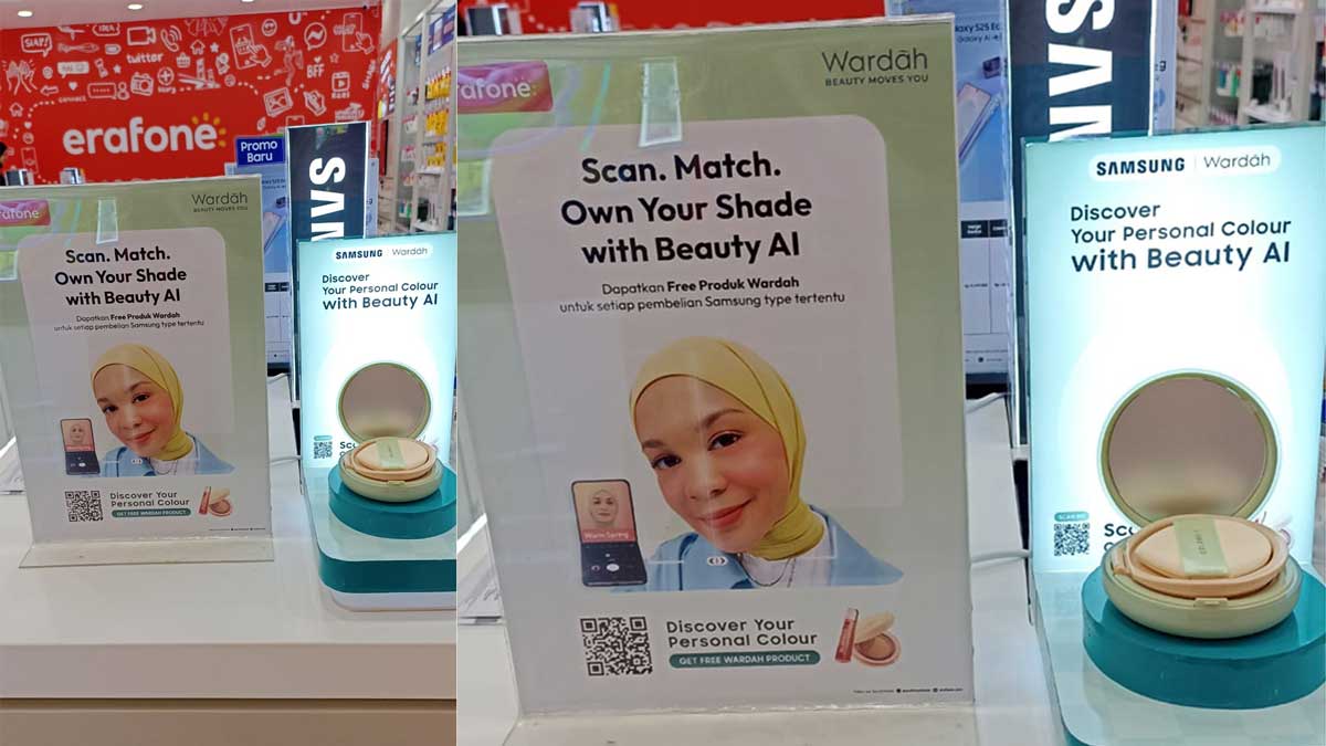 Meriah! Wardah x Samsung Hadirkan Teknologi AI untuk Personal Color di Erafone Palembang Icon