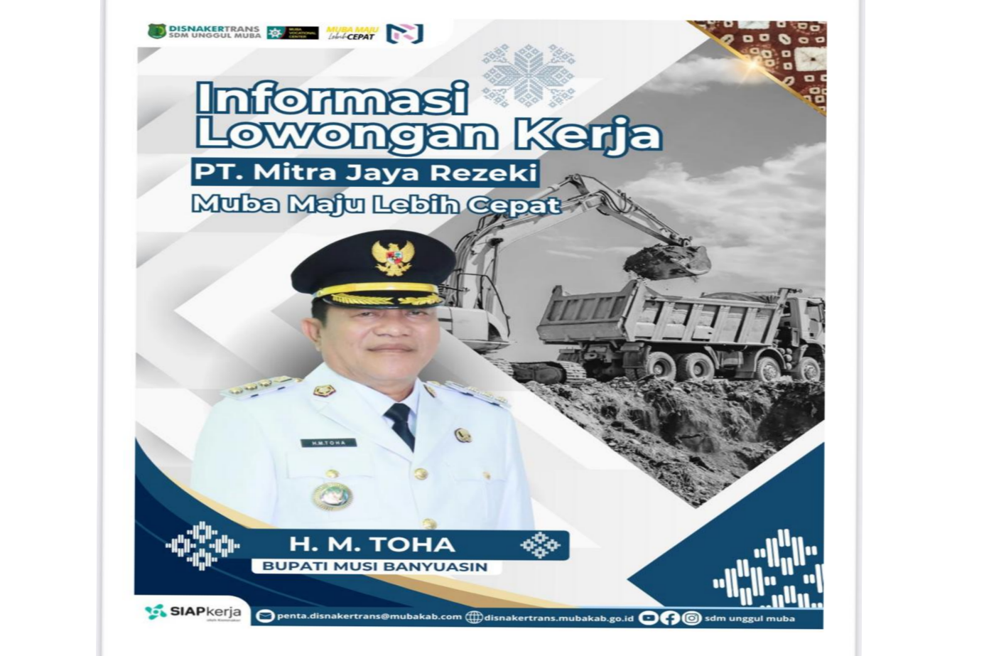 Perusahaan Pertambangan di Muba Buka Lowongan Kerja, Ini Formasi yang Dibutuhkan