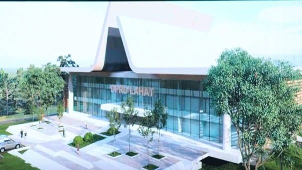 MANTAP, Gedung DPRD Lahat Dirancang Bergaya Modern Kontemporer, Ini Buktinya