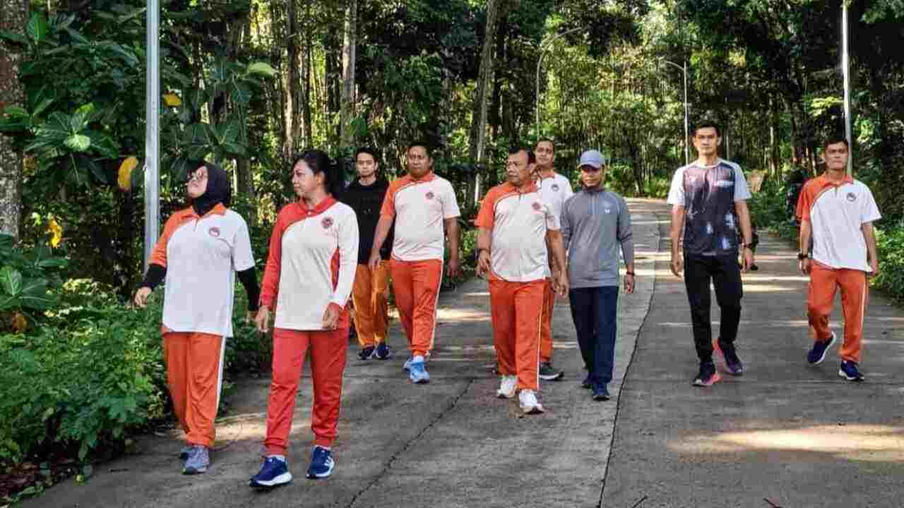 Gaya Hidup Sehat Ala LPPM Unhan RI, Komitmen Jaga Kebugaran dan Kebersamaan