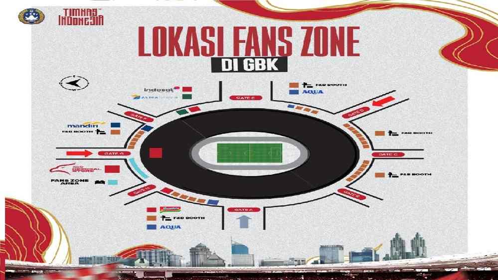 Nonton Laga Timnas Indonesia vs Australia, Ada Fans Zone yang Tawarkan Pengalaman Seru Dukung Garuda di GBK