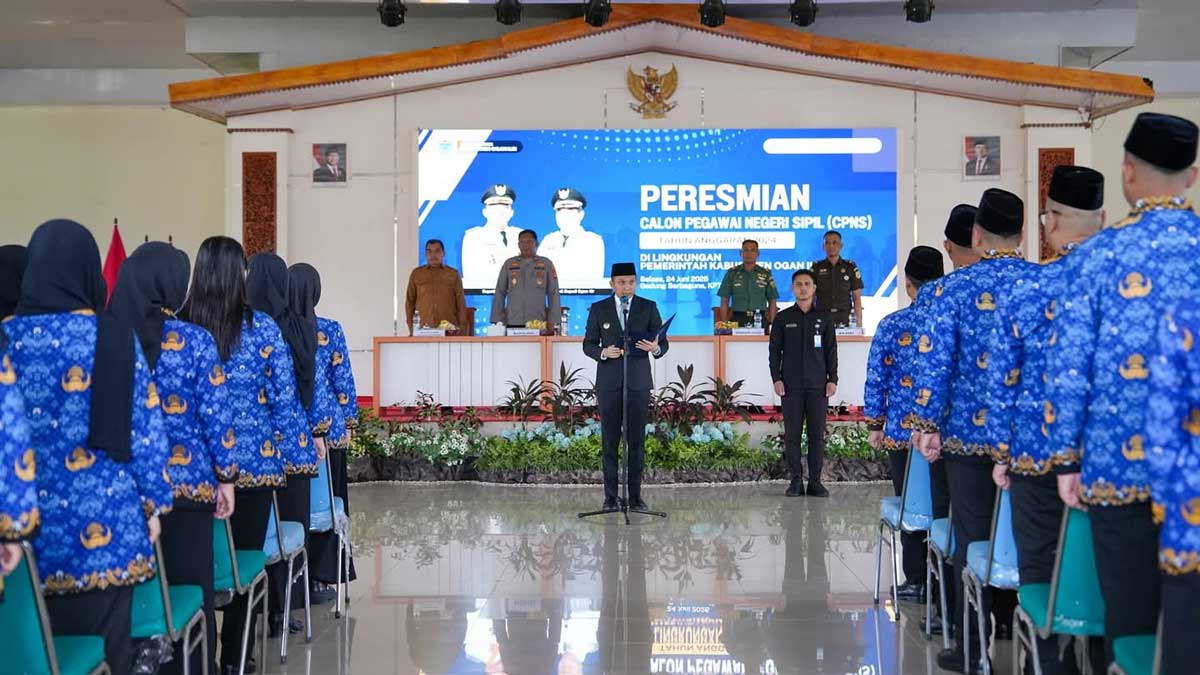 122 CPNS di Ogan Ilir Resmi Dilantik, Ini 3 Pesan Utama Bupati Panca Wijaya Akbar
