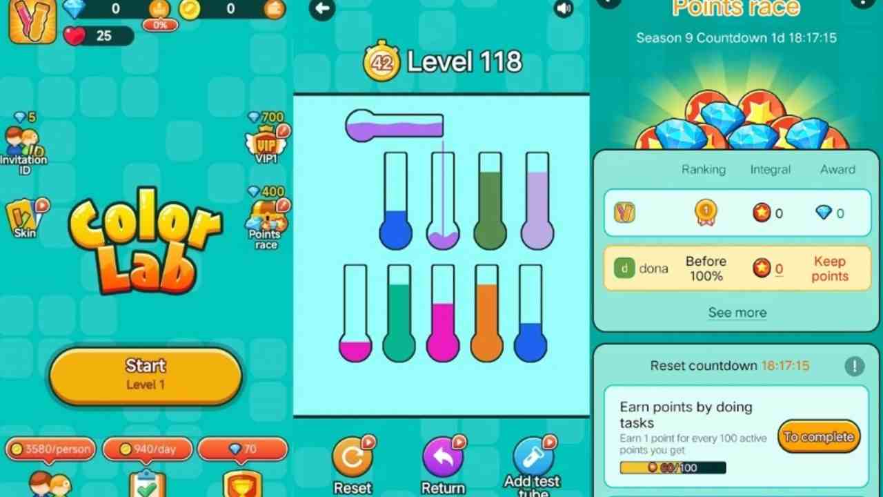 Cara Mudah Hasilkan Saldo DANA dari Aplikasi Color Lab, Susun Warnanya, Dapatkan Cuannya  