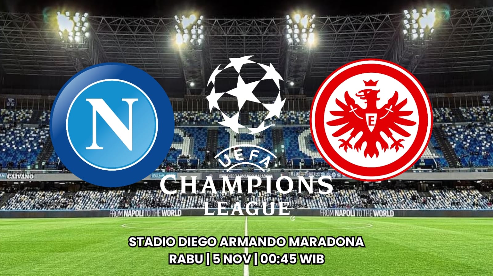 Liga Champions: Napoli vs Eintracht Frankfurt - Dendam Dua Tim Penuh Derita