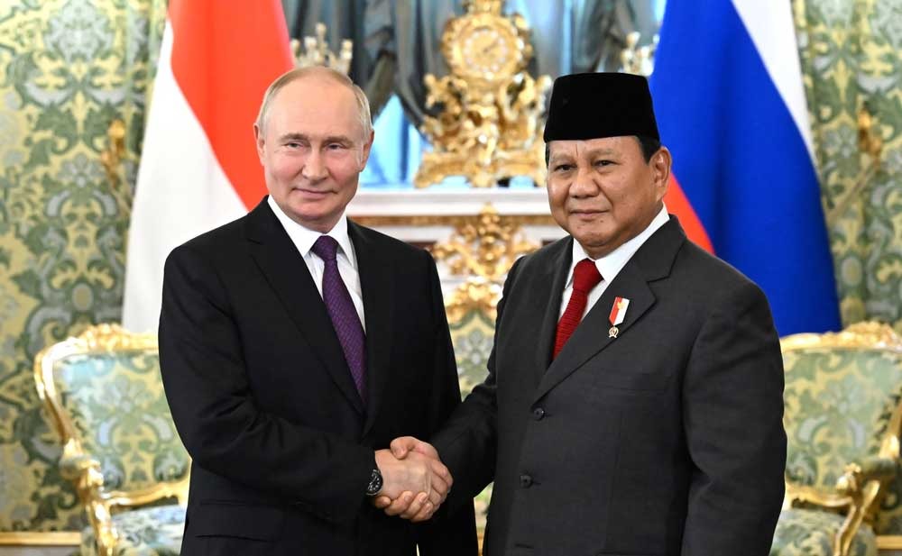Bertemu Putin, Prabowo Sebut Rusia ‘Teman Baik’ Indonesia