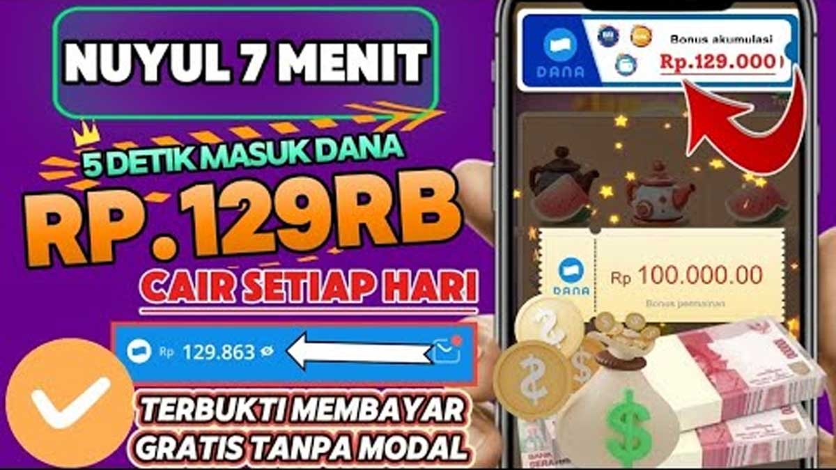 Cara Cepat Dapat Saldo DANA Rp500 Ribu Modal Main Game, Coba Aplikasi Penghasil Uang Terbaru 2025!