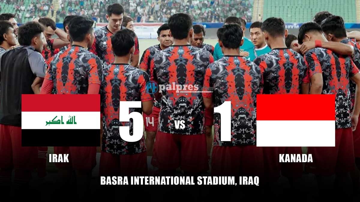 Skor Akhir 5-1, Timnas Indonesia Kalah Telak Lawan Irak di Laga Kedua Kualifikasi Piala Dunia 2026 Zona Asia 