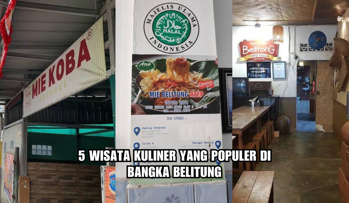 5 Wisata Kuliner yang Populer di Bangka Belitung, Bisa Santap Kuliner Belitung Khas Tempo Dulu