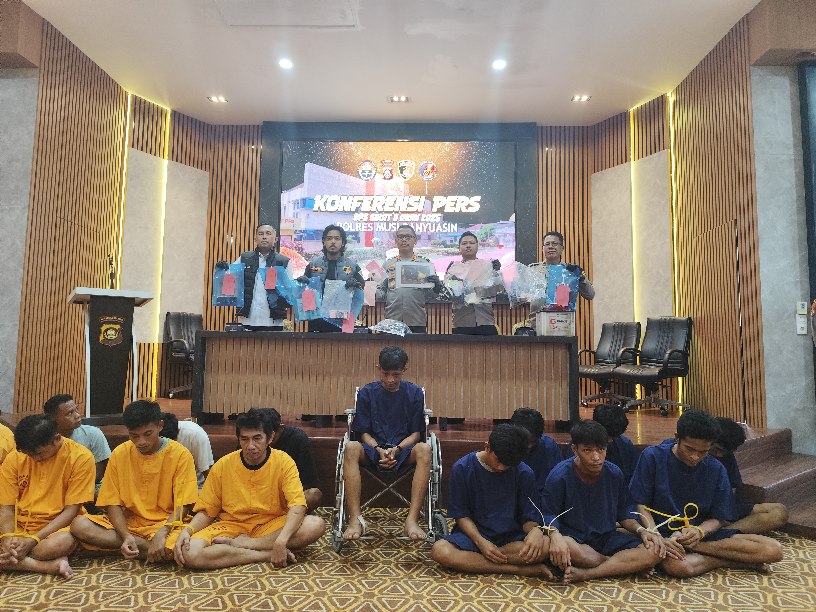 Dua Pekan Operasi Sikat Musi 2025, Polres Muba Berhasil Ungkap 85 Kasus