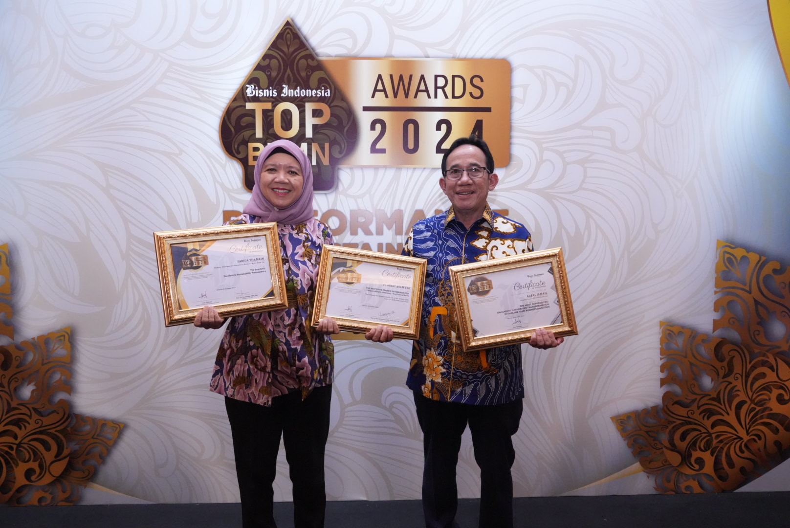 Prestasi Gemilang, PT Bukit Asam Sukses Raih 3 Penghargaan di Ajang Top BUMN Awards 2024