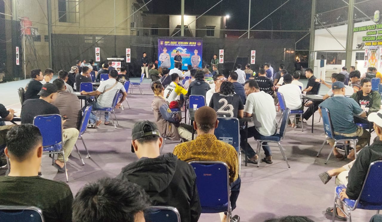 Polres Musi Rawas Gelar Lomba Gaple Bedulur Polri Vs Wartawan di Hari Bhayangkara ke-79