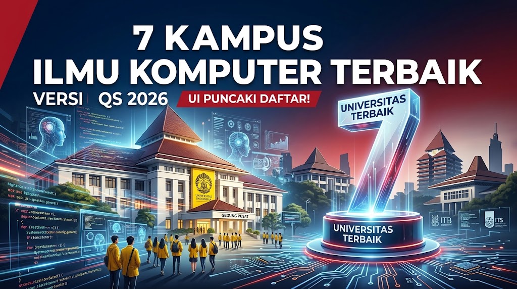 7 Universitas Terbaik Jurusan Ilmu Komputer Indonesia Versi QS 2026, UI Puncaki Daftar
