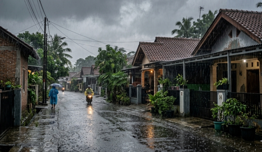 Hujan dan Petir Mengintai Sumatera Selatan Hari Ini, Simak Prakiraan Lengkapnya