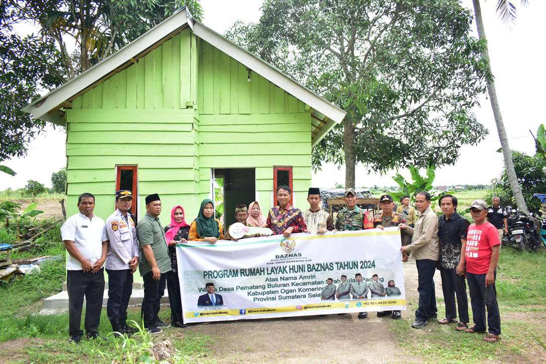 Gubuknya Direnovasi, Kakek Amrin: Terima Kasih Pj Bupati OKI