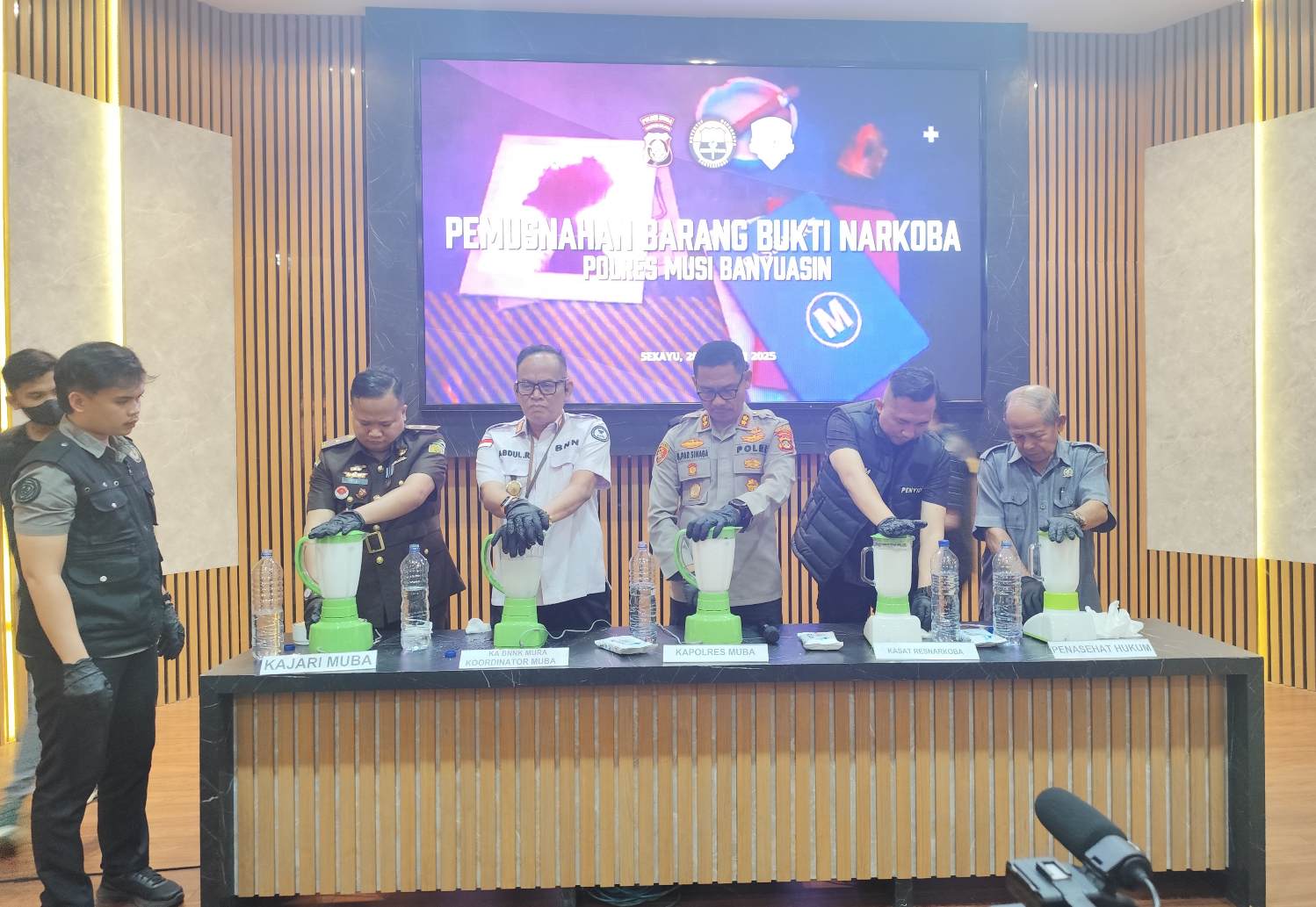 Polres Muba Selamatkan 30 Ribu Jiwa dari Penyalahgunaan Narkotika Jenis Sabu-Sabu