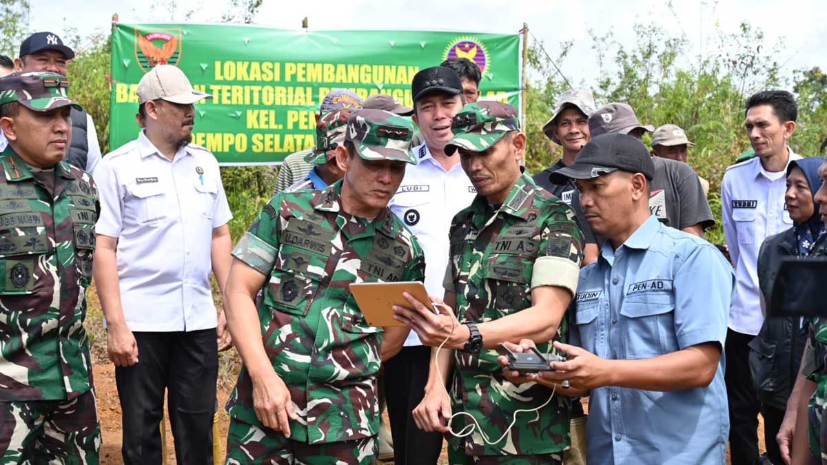 Pangdam II/Sriwijaya Cek Lahan Batalyon Yonif TP di Dempo Selatan, Ini Progressnya