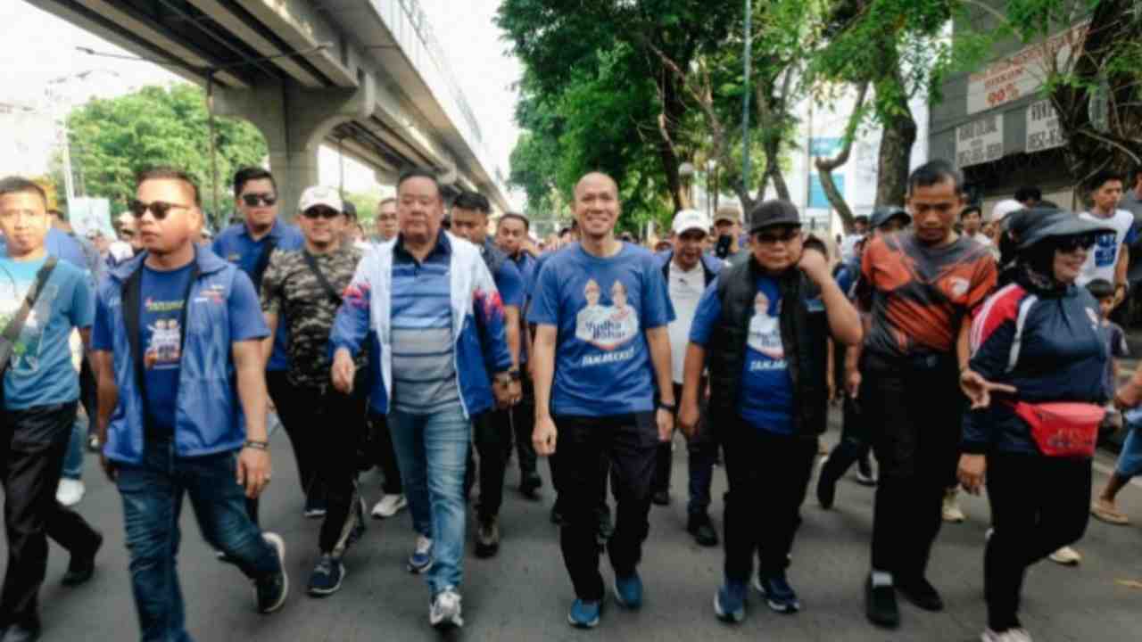  Ribuan Warga Palembang Meriahkan HUT Partai Demokrat Bersama HD-CU, Herman Deru dan Cik Ujang Sampaikan Ini