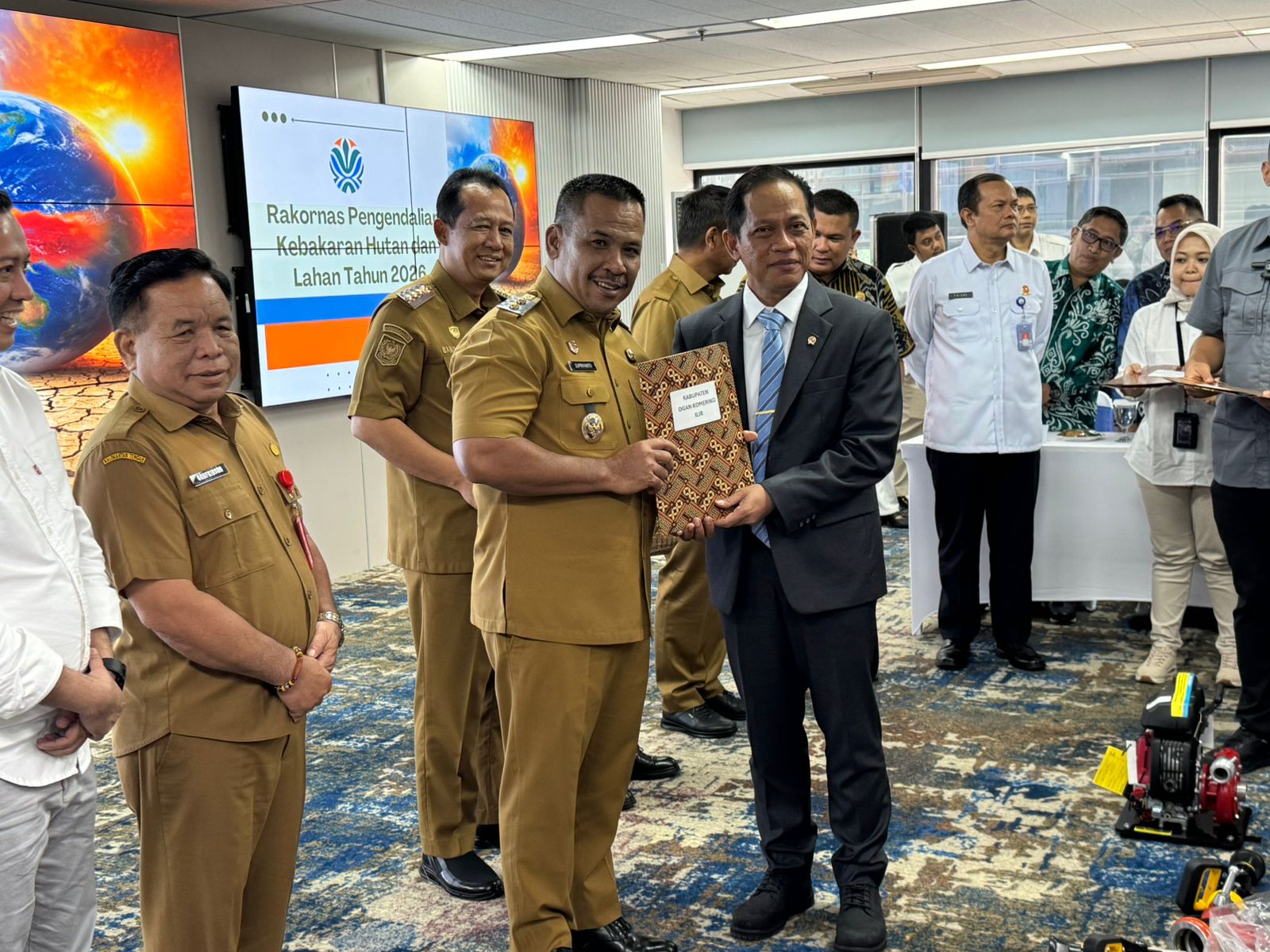 OKI Terima Bantuan Rp1,5 Miliar untuk Hadapi Karhutla 2026