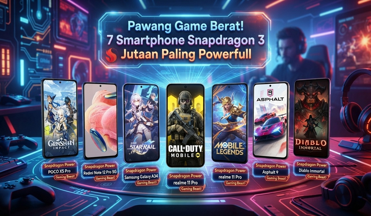 Pawang Game Berat! 7 Smartphone Snapdragon 3 Jutaan Paling Powerfull