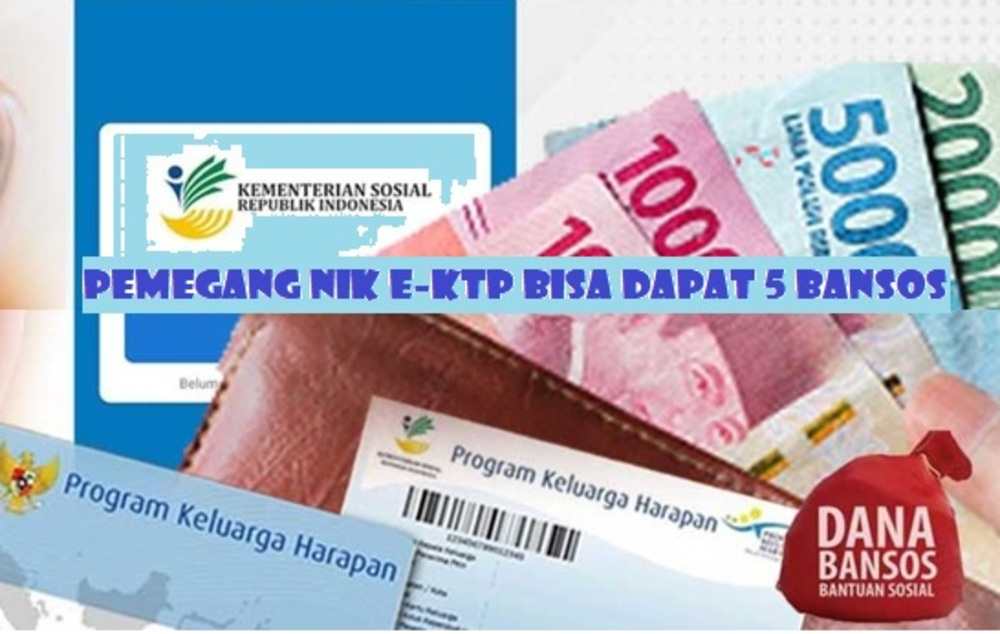 BERSIAP!  5 Bansos Mulai dari Rp900 Ribu Cair Serentak Agustus Ini, Pemegang NIK e-KTP Dapat