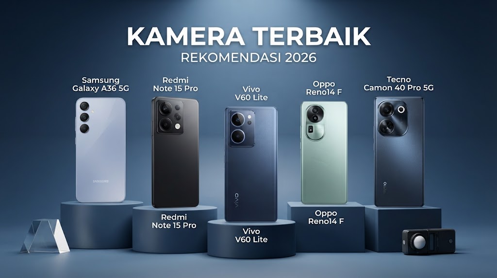 Pilihan HP Kamera Terbaik 2026: 5 Ponsel Pintar dengan Hasil Foto Tajam, Natural, & Stabil untuk Bikin Konten