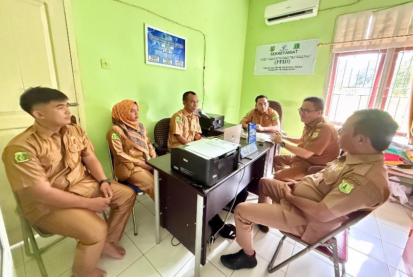 Pastikan PPID Berjalan di Desa, Dinas Kominfo Muba Lakukan Monitoring