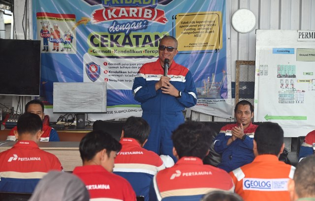 Dirut Pertamina Drilling Tekankan Zero Accident Saat Kunjungi Rig di Sumur Darajingga