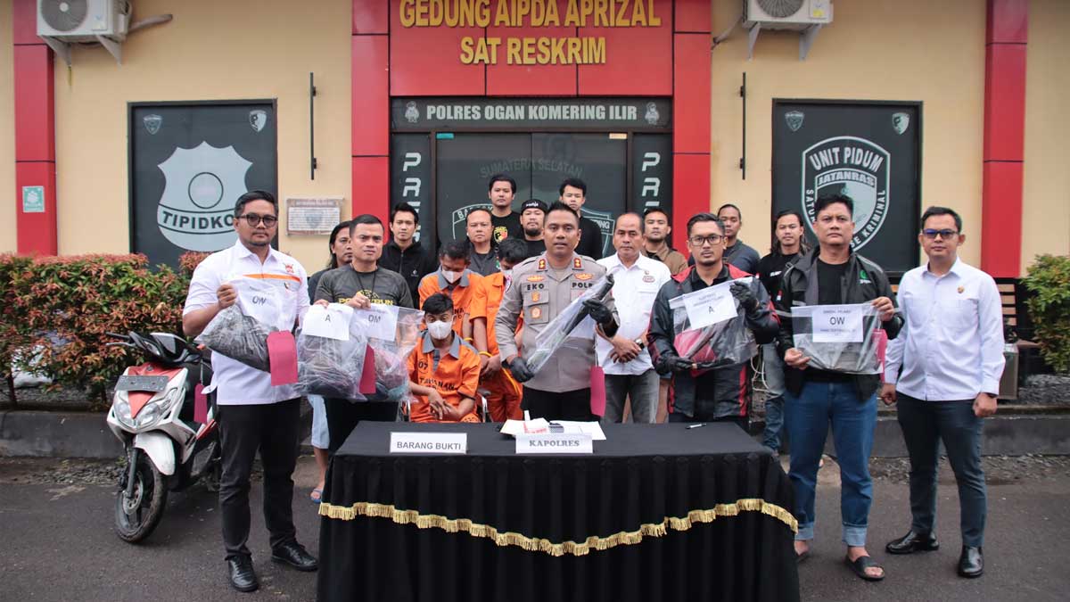 Polres OKI Ungkap Cepat Kasus Pembunuhan di Kayuagung, Tiga Pelaku Diamankan Kurang dari 6 Jam