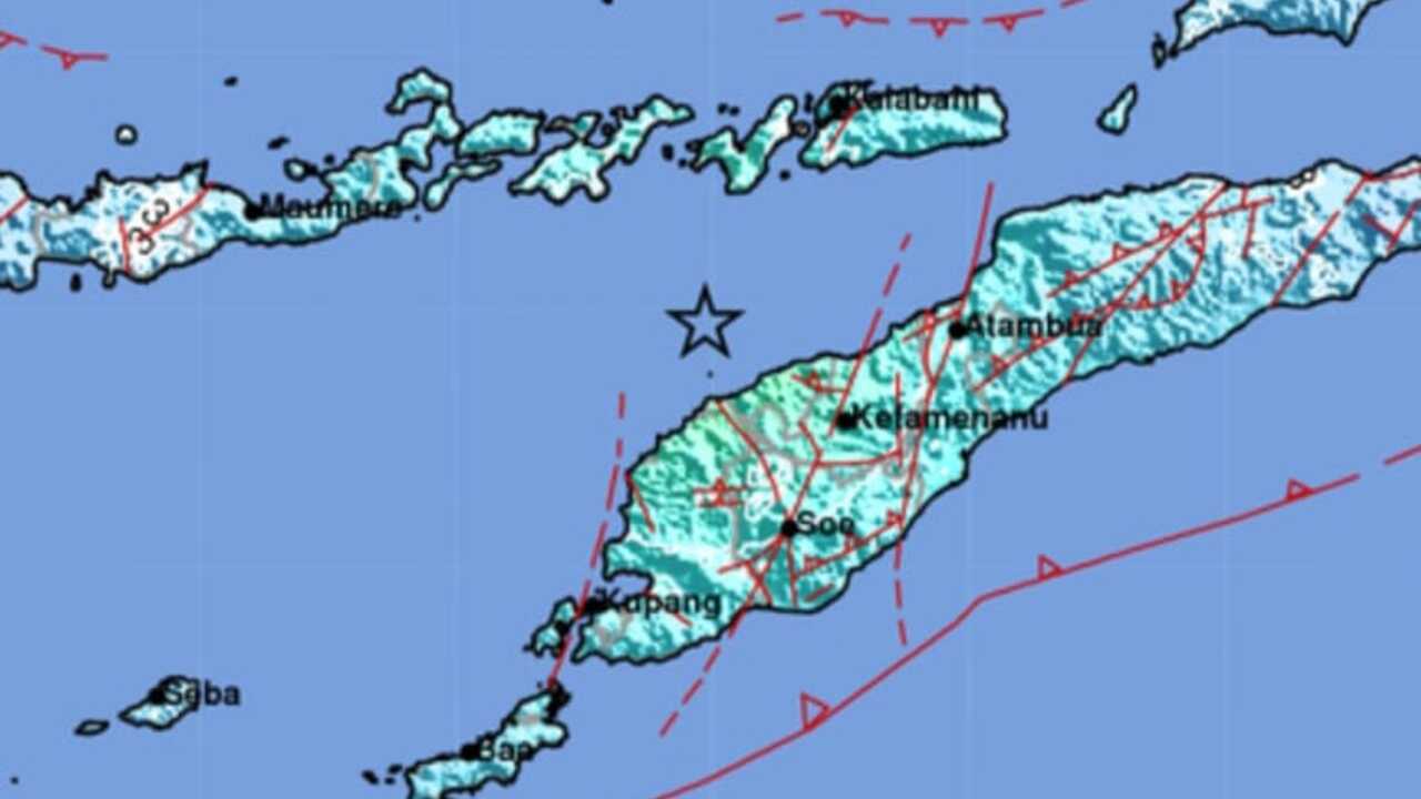 Gempa Magnitudo 6.3 Guncang Timor Tengah Utara, Disini Titik Episentrumnya