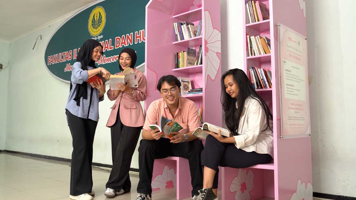 BNB Sambut 4 Tahun di Indonesia dengan Kampanye Literasi Pink Library