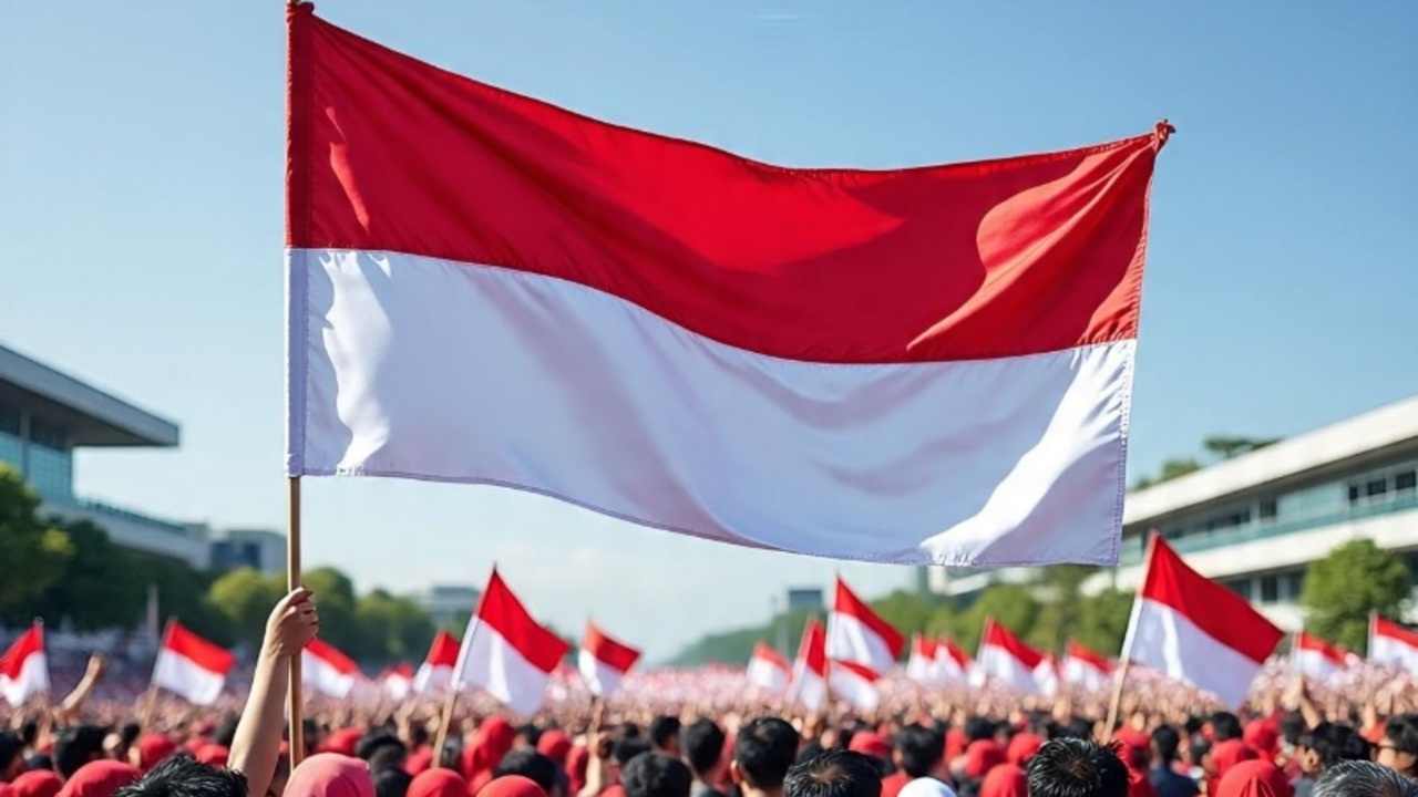 Sambut HUT RI, Bupati HM Toha Ajak Warga Musi Banyuasin Kibarkan Bendera Merah Putih 