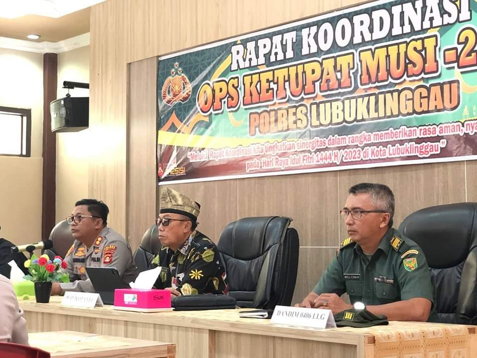 Kapolri Pimpin Rapat Lintas Sektoral Persiapan Idul Fitri 2023