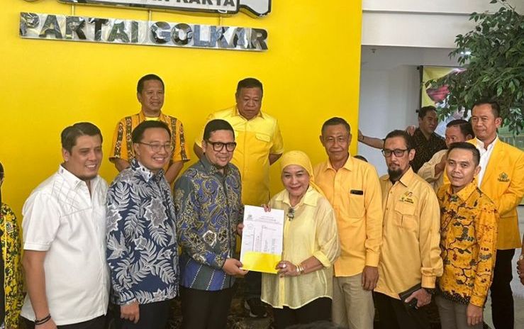 Final! Partai Golkar Resmi Usung Hj Lucianty-Syafarudin di Pilkada Muba 2024