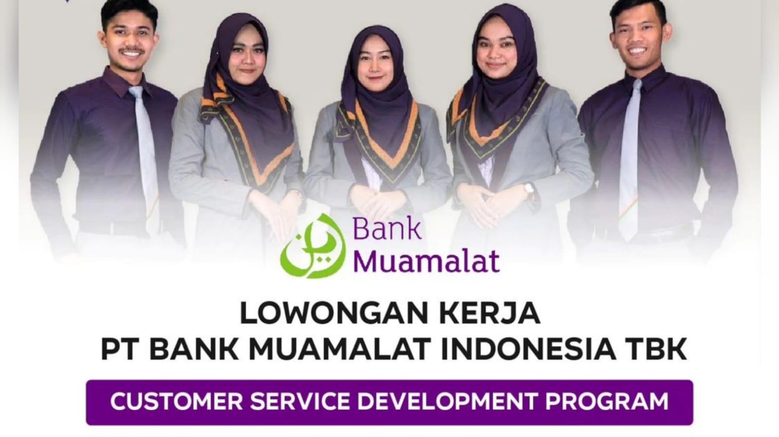 Banyak Benefit-nya Bank Syariah Pertama Indonesia Ini Buka Lowongan Kerja Penempatan 8 Kantor Cabang  