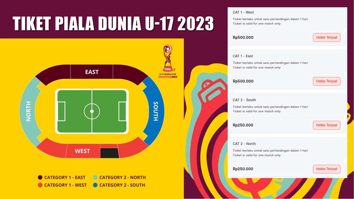 Gokil! Tiket Final Piala Dunia U17 2023 Sudah Ludes Sebelum Hari H