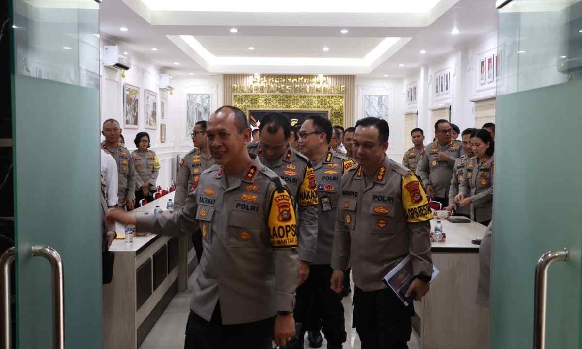 Ini Arahan Kapolda untuk Personel, PJU dan Kapolsekta jajaran Polrestabes Palembang