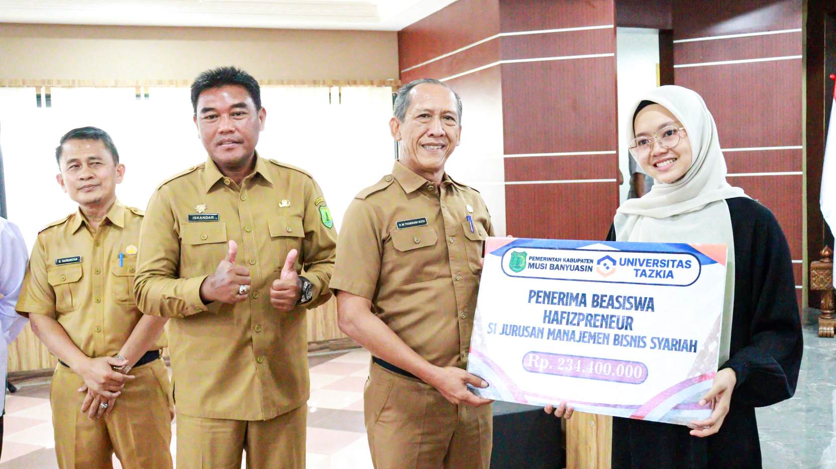 Pemkab Muba Kirim 10 Hafiz Muda ke Universitas Tazkia Bogor