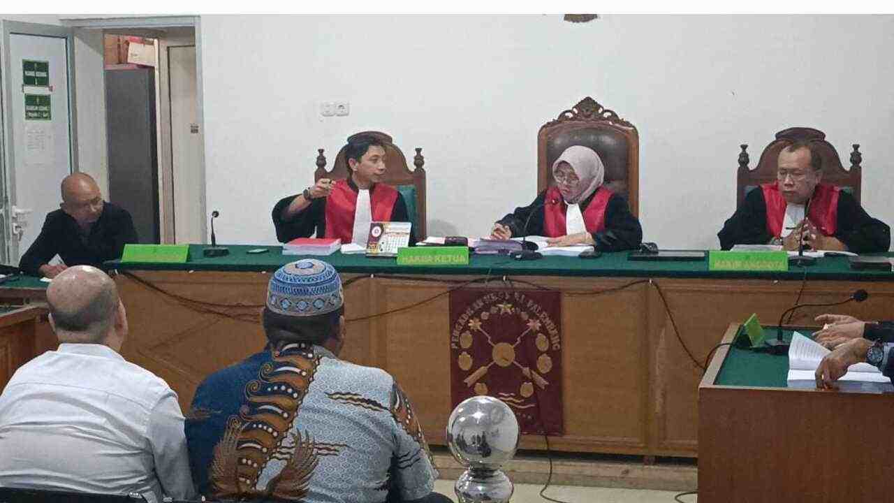 Kasus Dana Hibah PMI OKU Timur, 2 Terdakwa  Dituntut Penjara 1 Tahun 2 Bulan