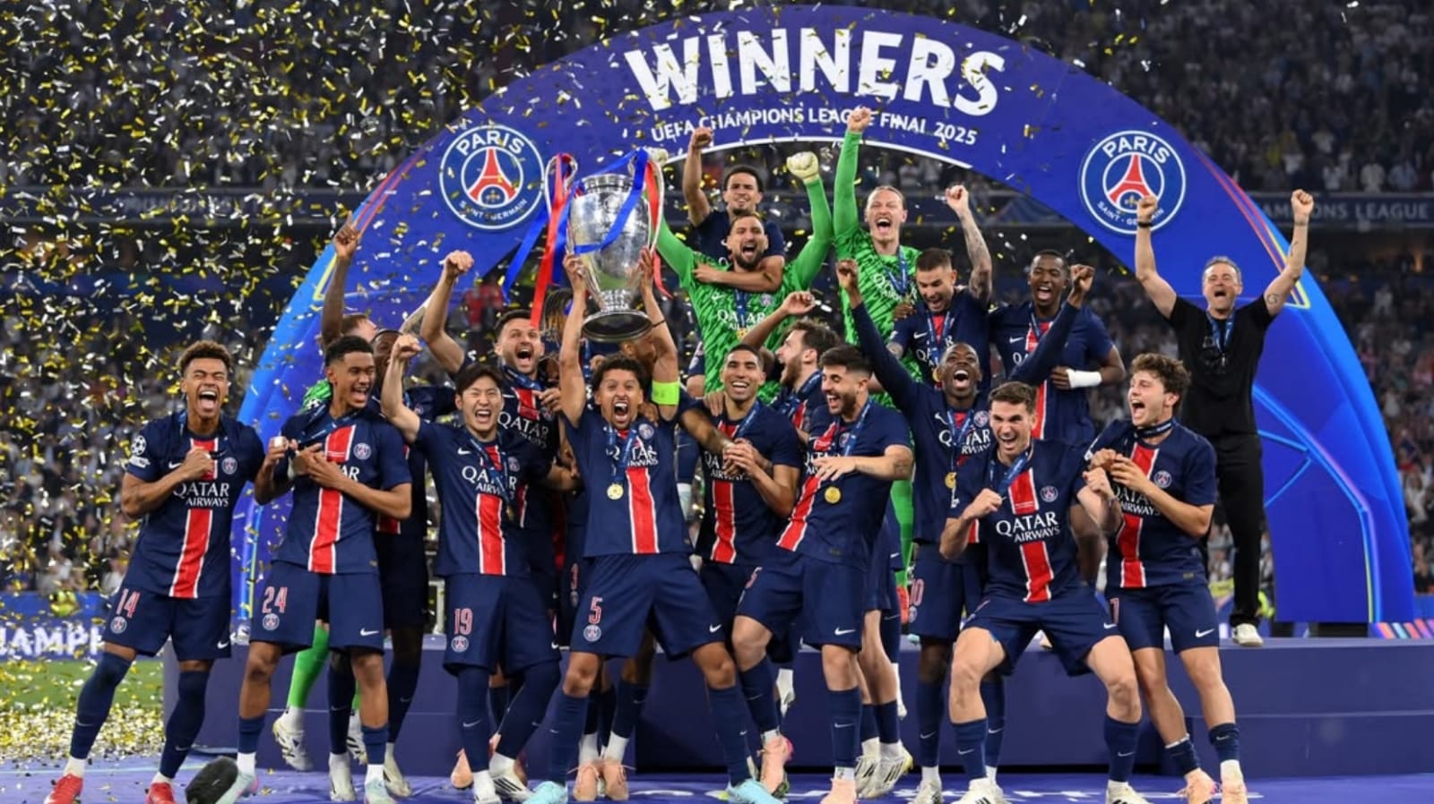 Paris Saint-Germain 5-0 Inter: Luis Enrique Cetak Sejarah dengan Kemenangan Telak di Liga Champions