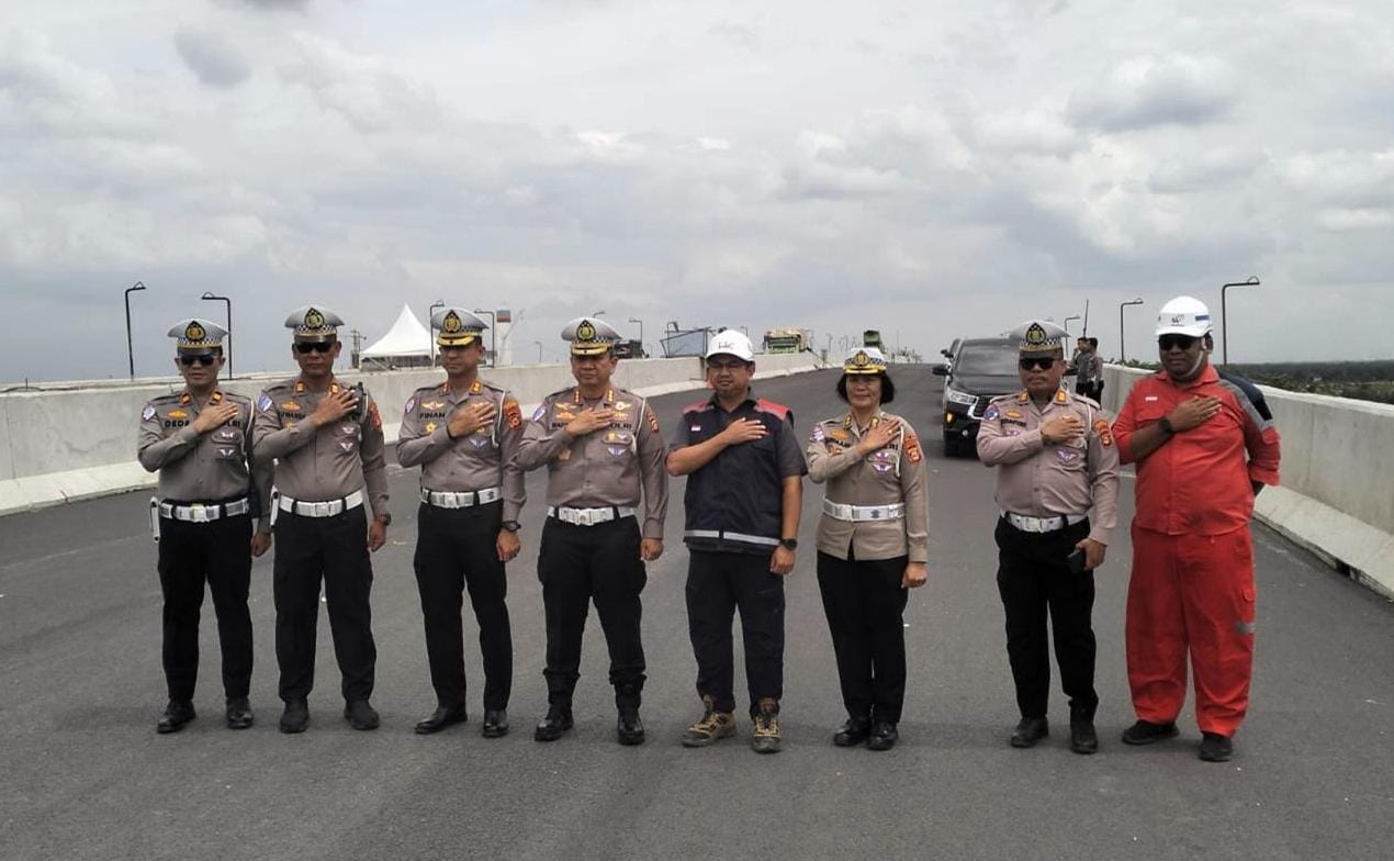 Dirlantas Polda Sumsel Kombes Pol Maesa Soegrivo Pantau Kesiapan Arus Mudik 2026