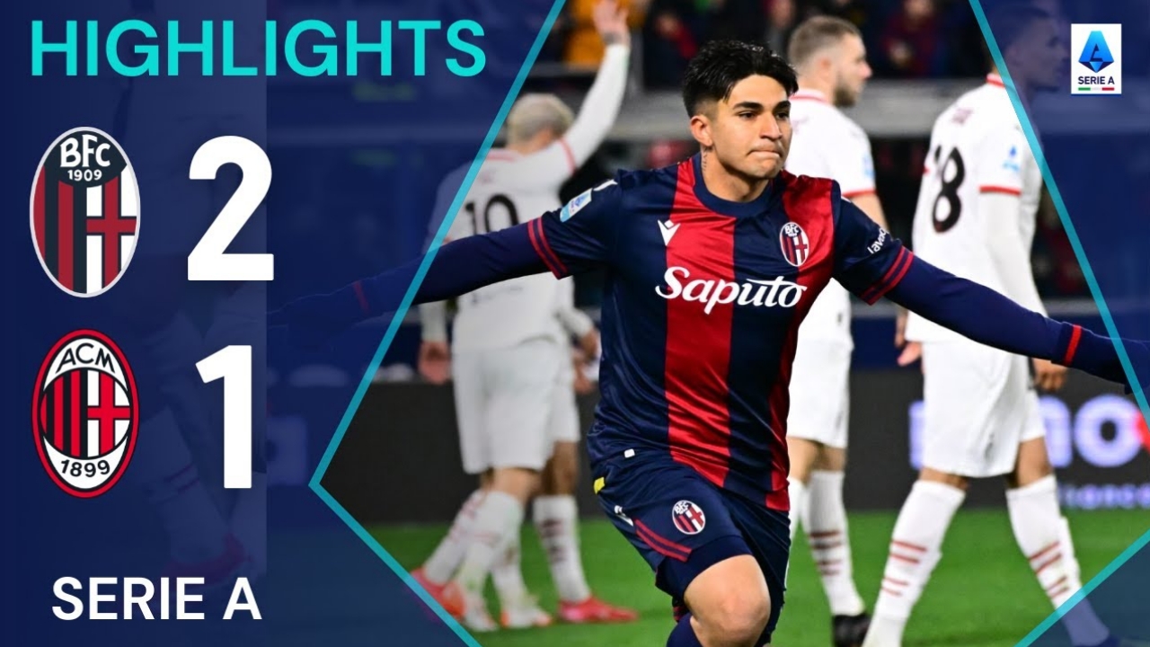Serie A Bologna 2-1 AC Milan: Kebobolan di Menit Akhir Gagalkan Harapan Tim Tamu Masuk Empat Besar