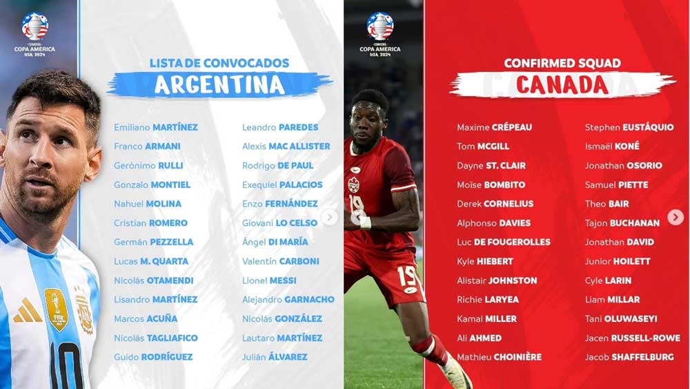 Preview Copa America 2024 Argentina vs Kanada: Momen Podium Ketiga Beruntun, Messi Ragu Bisa Pertahankan Gelar