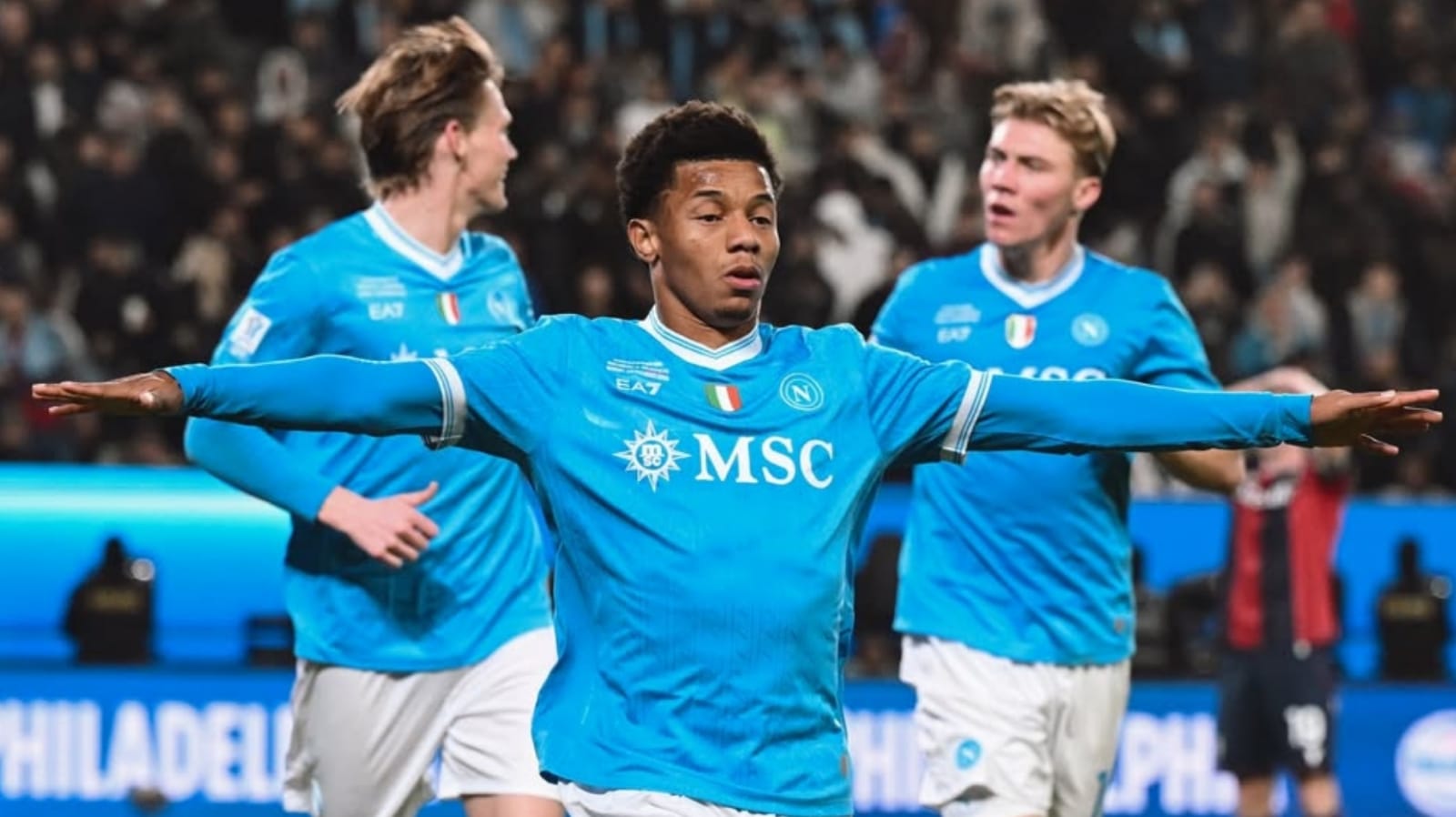 Napoli 2-0 Bologna: David Neres Cetak Dua Gol Partenopei Meraih Gelar Juara Supercoppa Italiana