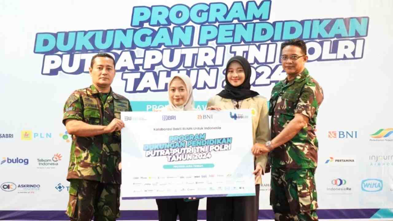 Peringati Hari Pahlawan, BRI Salurkan Bantuan Beasiswa Bagi Anak TNI dan Polri