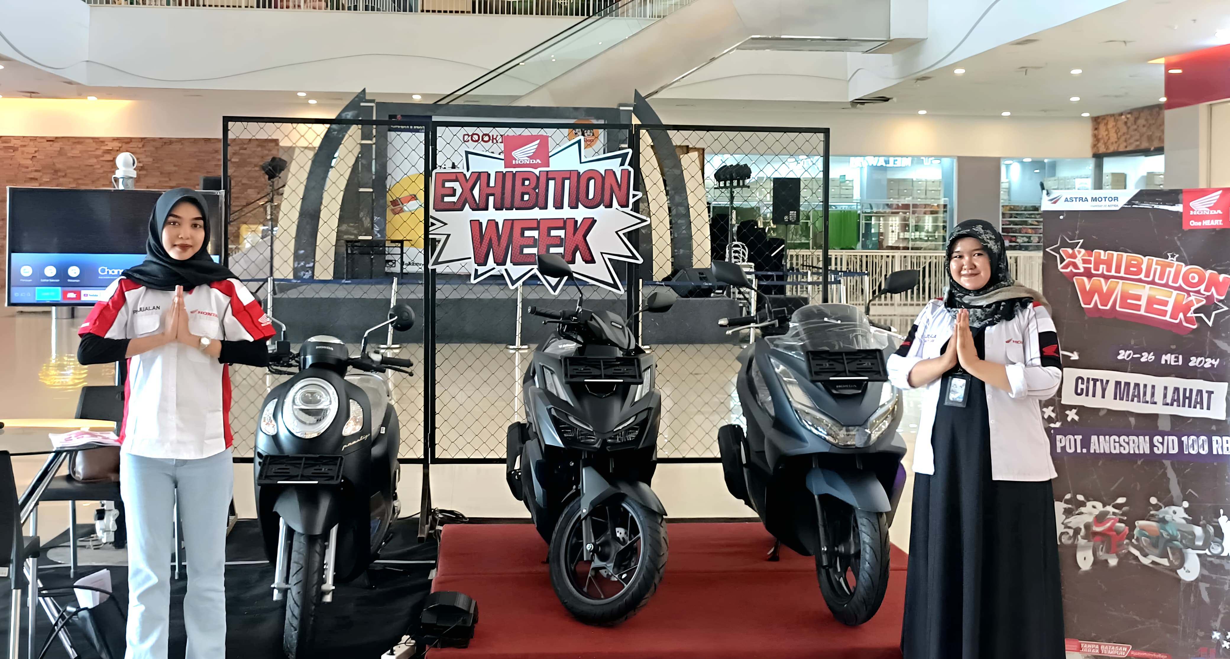Dapatkan Promo Spesial Pembelian Sepeda Motor Honda di Mall Exhibition Week
