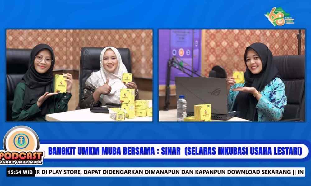 Promosi Gratis Dodol Kelapa Sawit via Podcast, Pelaku UMKM Muba Ucapkan Syukur