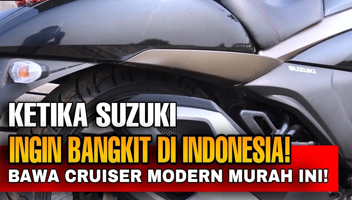 Gunakan Teknologi Tinggi, Inilah Motor Cruiser Canggih dari Suzuki yang Dibanderol Harga Murah