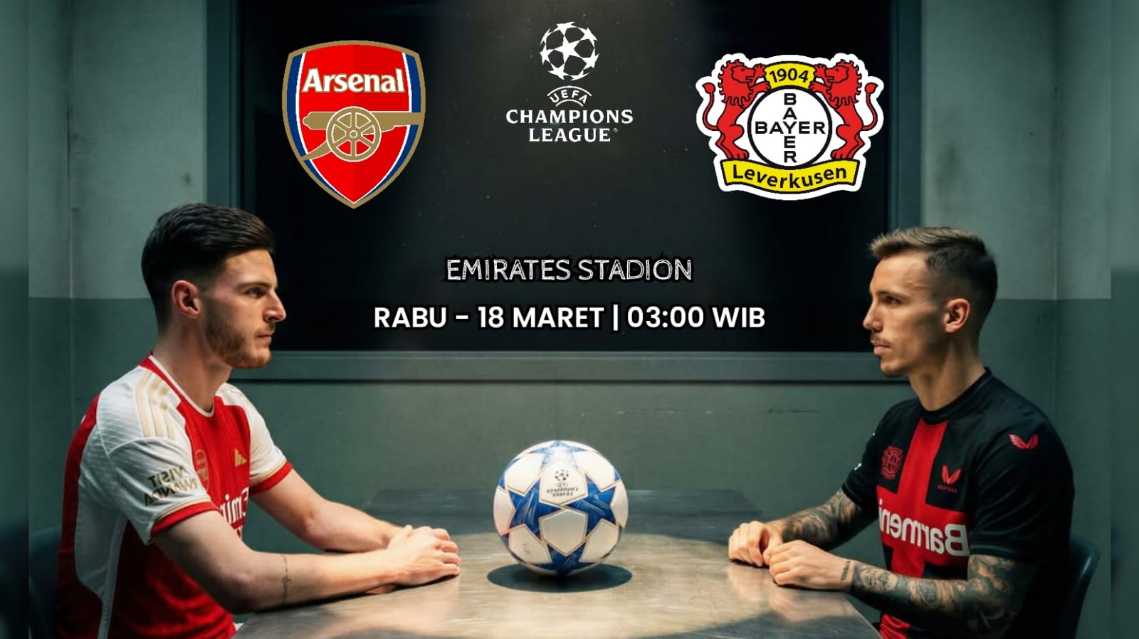 Arsenal vs Bayer Leverkusen: Menuntaskan Hasil Imbang di Kandang Demi Menuju Perempat Final