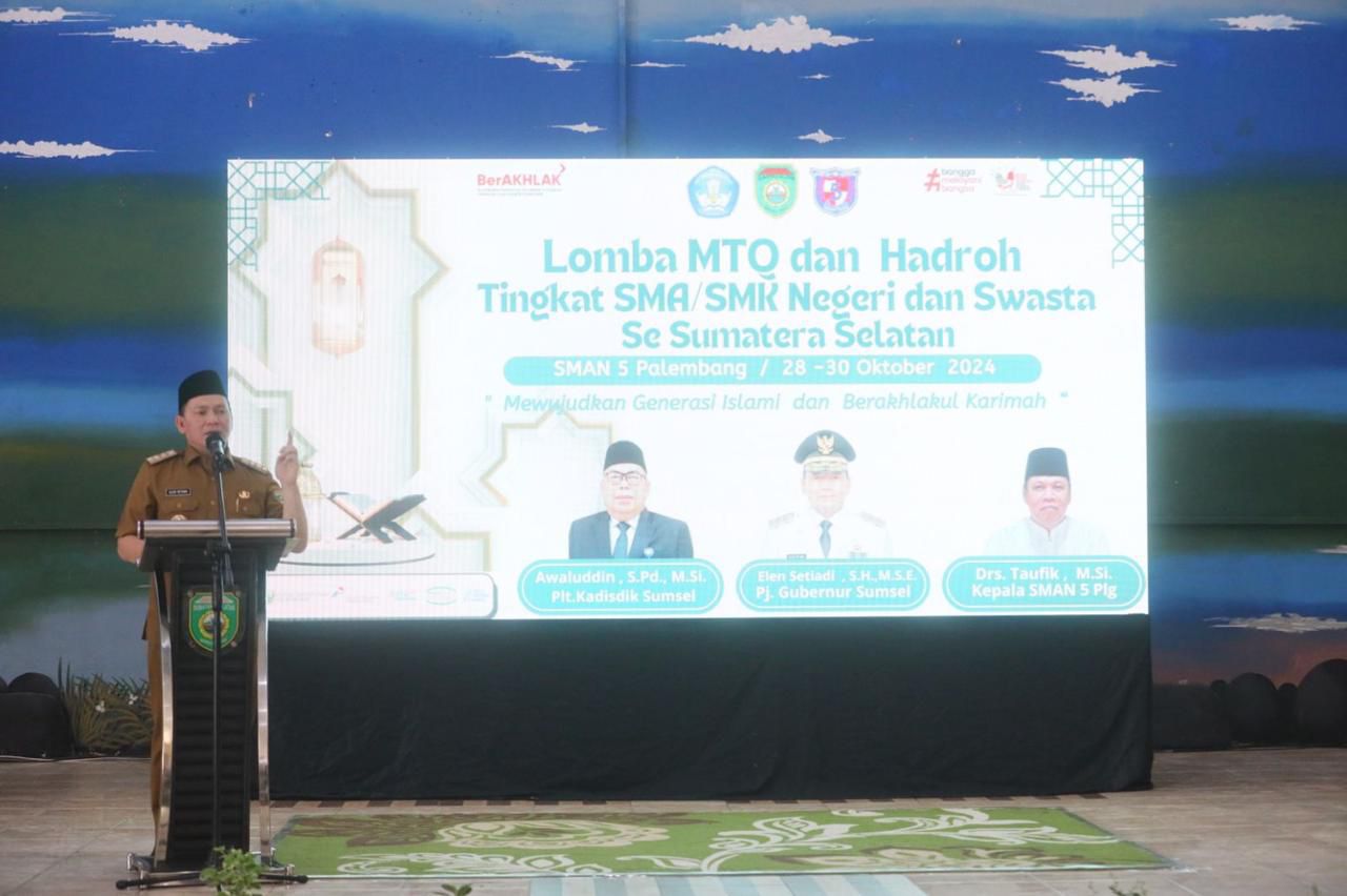 Elen Setiadi Terus Dukung Perlombaan MTQ dan Hadroh Tingkat SMA/SMK Se-sumsel